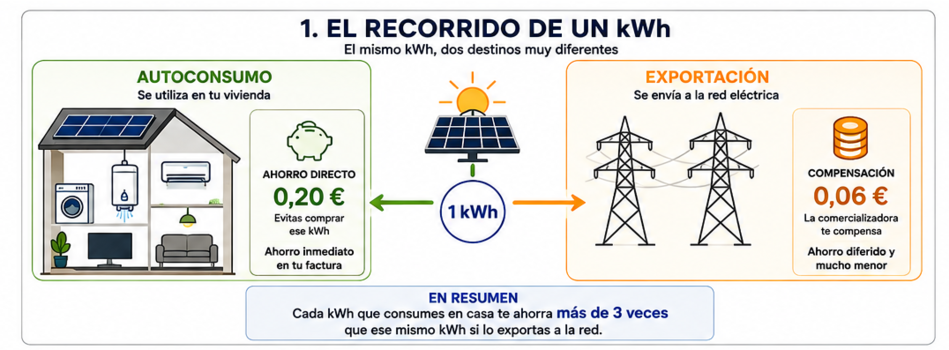 El recorrido de kWh