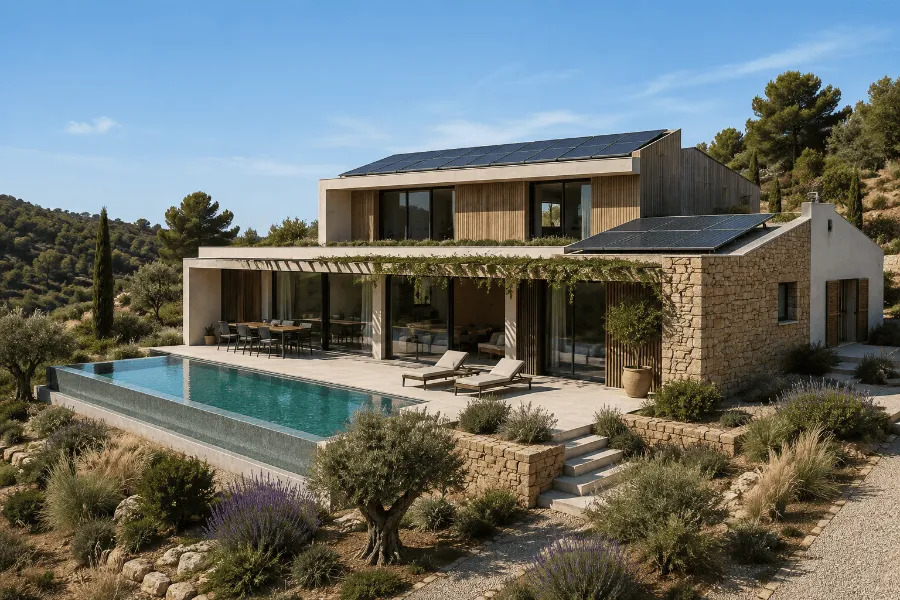 chalet con autoconsumo